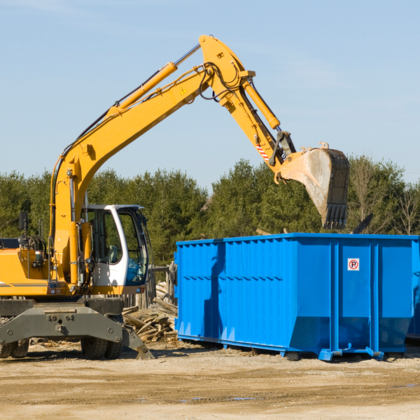 how does a residential dumpster rental service work in Little Cedar